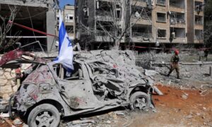 Israel and Iran exchanged shelling over the skies of Syria without an official stance from Damascus - June 14, 2025 (Reuters)